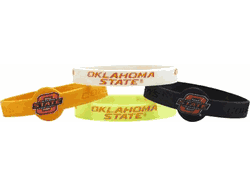 Oklahoma State Cowboys Bracelets - 4 Pack Silicone