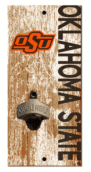 Oklahoma State Cowboys Distressed Bottle Opener