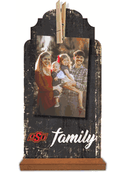 Oklahoma State Cowboys Family Clothespin 6x12