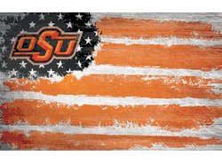 Oklahoma State Cowboys Flag 11x19