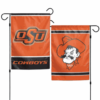 Oklahoma State Cowboys Flag 12x18 Garden Style 2 Sided