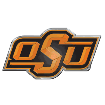 Oklahoma State Cowboys Heavy Duty Aluminum Embossed Color Emblem
