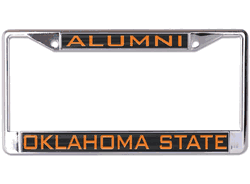 Oklahoma State Cowboys License Plate Frame - Inlaid - Alumni