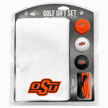Oklahoma State Cowboys Microfiber Towel Gift Set - 16 x 40 (White)