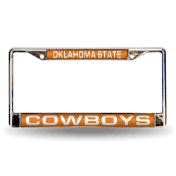 Oklahoma State Cowboys Orange Lsr Chrome Frame