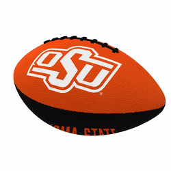 Oklahoma State Cowboys Pinwheel Junior Size Rubber Football
