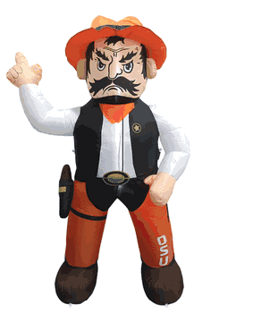 Oklahoma State Cowboys Pistol Pete 7 FT Inflatable Mascot