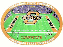 Oklahoma State Cowboys Placemats Set of 4 CO