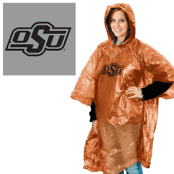 Oklahoma State Cowboys Rain Poncho