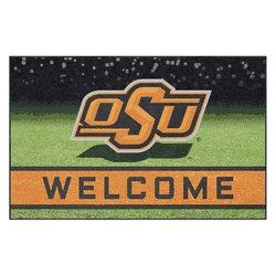 Oklahoma State Cowboys Rubber Door Mat - 18in. x 30in.