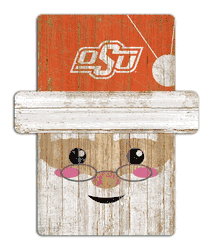 Oklahoma State Cowboys Santa Ornament