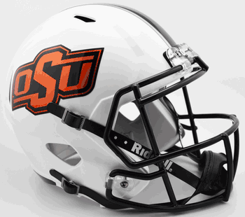 Oklahoma State Cowboys Speed Replica Full Size Football Helmet Chrome Decal