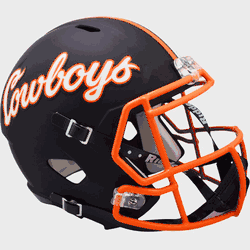 Oklahoma State Cowboys Speed Replica Full Size Football Helmet Matte Black