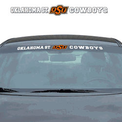 Oklahoma State Cowboys Sun Stripe Windshield Decal 3.25 in. x 34 in.