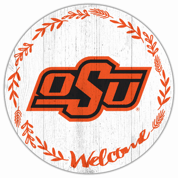 Oklahoma State Cowboys Welcome 12in Circle
