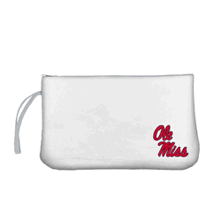 Ole Miss Clear Wristlet
