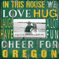 Oregon Ducks 10x10 In This House Frame