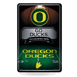Oregon Ducks  11" x 17" Metal Home Dcor Sign