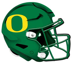 Oregon Ducks 12in Authentic Helmet Sign