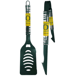 Oregon Ducks 2 pc Color Tailgate BBQ Set