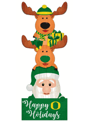 Oregon Ducks 31" Santa Stack Leaner