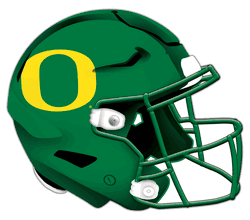 Oregon Ducks Authentic Helmet Cutout 24"