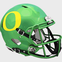 Oregon Ducks  Authentic Speed Full Size Football Helmet Apple Green
