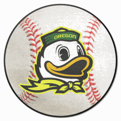 Oregon Ducks Baseball Rug - 27in. Diameter