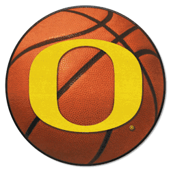 Oregon Ducks Basketball Rug - 27in. Diameter