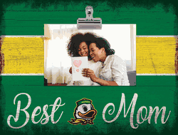 Oregon Ducks Best Mom with Stripe Clip Frame