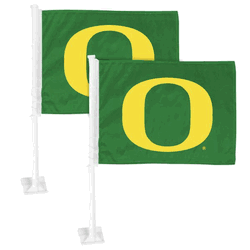 Oregon Ducks Car Flag Large 1pc 11" x 14"