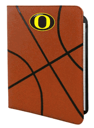 Oregon Ducks Classic Basketball Portfolio - 8.5 in x 11 in