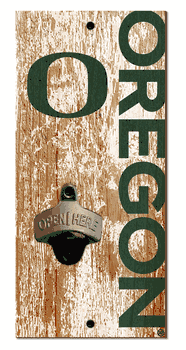 Oregon Ducks Distressed Bottle Opener