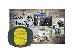 Oregon Ducks I Love my Family Clip Frame