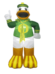Oregon Ducks Inflatable 7 Ft Team Mascot
