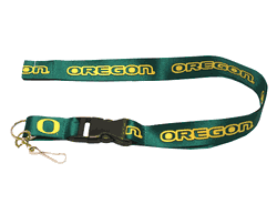 Oregon Ducks Lanyard - Breakaway with Key Ring