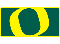 Oregon Ducks License Plate - Acrylic Mega Style