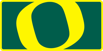 Oregon Ducks License Plate - Acrylic Mega Style
