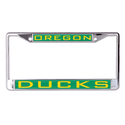 Oregon Ducks License Plate Frame - Inlaid