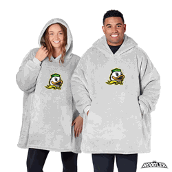 Oregon Ducks NCAA Heather Grey Hoodler Pullover