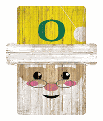 Oregon Ducks Santa Ornament
