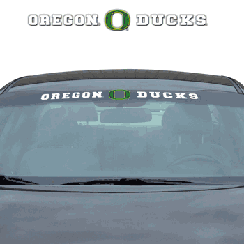 Oregon Ducks Sun Stripe Windshield Decal 3.25 in. x 34 in.