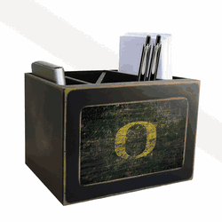 Oregon Ducks Team Color Desktop Organizer