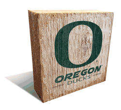 Oregon Ducks Team Logo Block 6X6