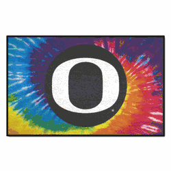 Oregon Ducks Tie Dye Starter Mat Accent Rug - 19in. x 30in.