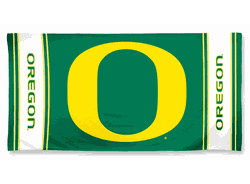 Oregon Ducks Towel 30x60 Beach Style