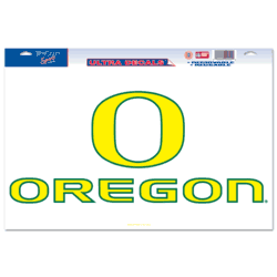 Oregon Ducks Ultra Decal 11in x 17in Yellow Logo