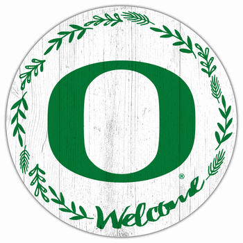 Oregon Ducks Welcome 12in Circle