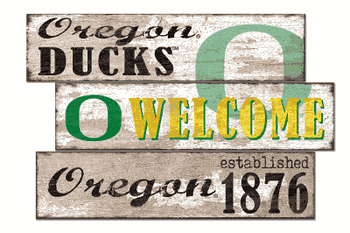 Oregon Ducks Welcome 3 Plank