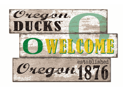 Oregon Ducks Welcome 3 Plank